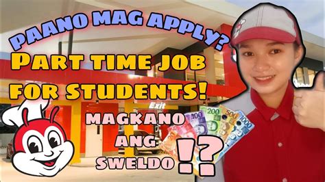 jollibee salary part time